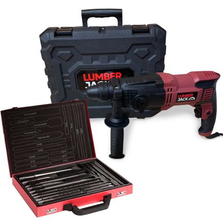 Lumberjack SDS Rotary Hammer Drill 850W + SDS Set
