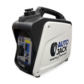 Autojack Petrol Generator Quiet Portable Suitcase Camping Inverter 1200W