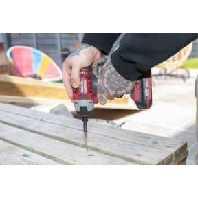 Lumberjack 20V Impact Driver 1x 4Ah Battery, Fast Charger & Small Carry Bag