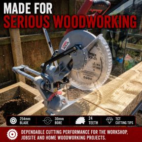 Lumberjack 254mm 24 Tooth Circular Saw Blade 30mm bore