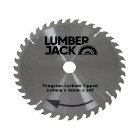Lumberjack 254mm 24 Tooth Circular Saw Blade 30mm bore