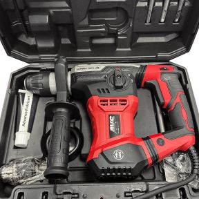 Lumberjack SDS Rotary Hammer Drill 1050W with Drill Bits and Chisel Included