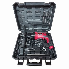 Lumberjack SDS Rotary Hammer Drill 850W with Drill Bits and Chisel Included