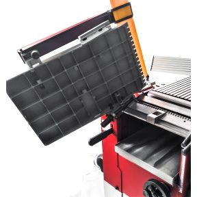 Lumberjack PRO SERIES Heavy Duty Planer Thicknesser Includes Wheels & Integrated Dust Extractor