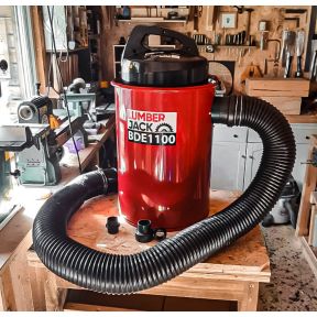Lumberjack 1100W 50L dust extractor including 5 piece adaptor kit