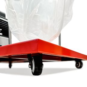 Lumberjack PRO SERIES 1500W Single Bag Dust Collector 203L Filtration 1 Micron Particles Includes Wheels