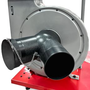 Lumberjack PRO SERIES 1500W Single Bag Dust Collector 203L Filtration 1 Micron Particles Includes Wheels