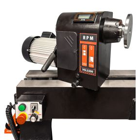 Lumberjack PRO SERIES Digital Variable Speed Wood Lathe, 2200W, DELTA Inverter, High Torque & Precision, 36-Position Indexing, Heavy-Duty Cast Iron Body