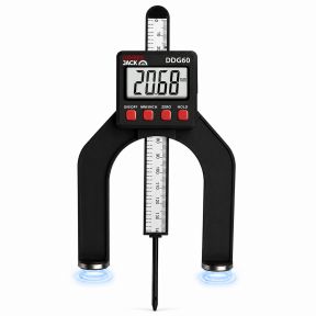 Lumberjack LCD Digital Height Depth Gauge Electronic Caliper Magnetic Ruler Tool 0- 85mm