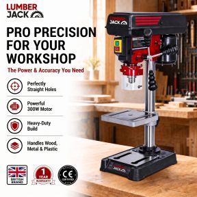 Lumberjack 13mm Bench Top Drill Press 5 Speed Electric Pillar Drills