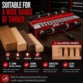 Lumberjack 300mm Dovetail Jig with 1/2