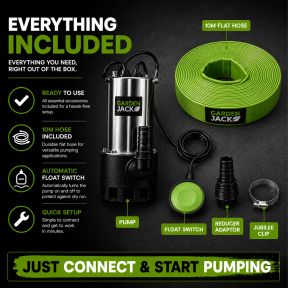 Gardenjack Submersible Dirty Water Pump Electric 230V
