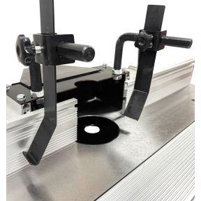 Lumberjack PRO SERIES Router Table with Heavy-Duty Cast Iron Workbench with Sliding & Tilting Table