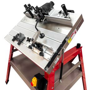 Lumberjack PRO SERIES Router Table with Heavy-Duty Cast Iron Workbench with Sliding & Tilting Table
