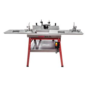 Lumberjack PRO SERIES Router Table with Heavy-Duty Cast Iron Workbench with Sliding & Tilting Table