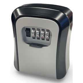 Lumberjack Wall Mounted Key Safe Box with 4 Digit Combination Lock, Weatherproof and Durable for Keys Storage & Secure Access