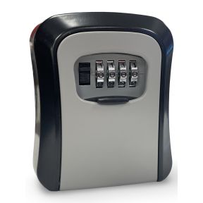 Lumberjack Wall Mounted Key Safe Box with 4 Digit Combination Lock, Weatherproof and Durable for Keys Storage & Secure Access