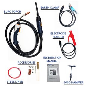 Autojack Professional Inverter Welder, Synergic, Pulsed MIG / MAG / MMA Welding Machine