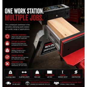 Lumberjack JAWHORSE 1000 kg Portable Clamping Work Station