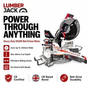 Lumberjack PRO SERIES 12 Inch Double Bevel Mitre Saw with LED Shadow Light