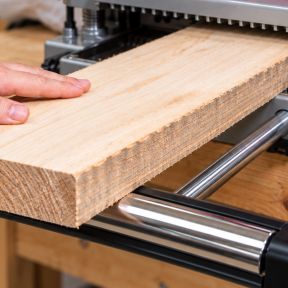 Lumberjack PRO SERIES Helical Thicknesser 330mm 1800W, Dual Speed, LED Light