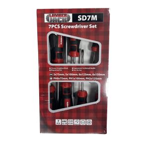 Lumberjack 7 Piece Magnetic Tipped Screwdriver Set
