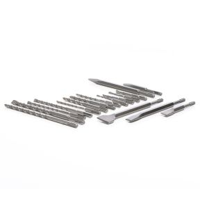Lumberjack 17 Piece SDS Plus Drill Bit & Chisel Set in Metal Storage Case