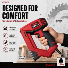 Lumberjack 2 in 1 Electric Staple and Nail Gun Stapler & Nailer Tacker