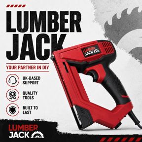 Lumberjack 2 in 1 Electric Staple and Nail Gun Stapler & Nailer Tacker