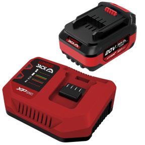 Lumberjack 20V 4Ah Lithium Ion Battery with 240V Fast Charger
