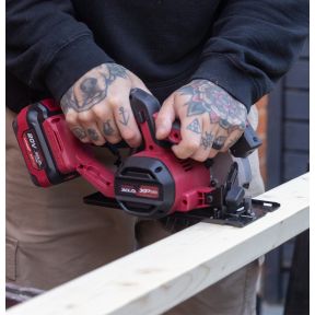 Lumberjack 20V Circular Saw 1x 4Ah Battery, Fast Charger & Carry Bag