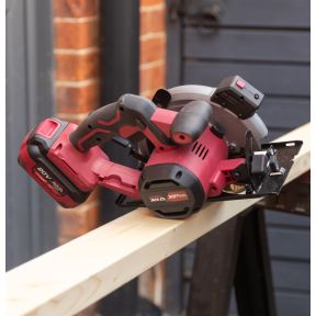 Lumberjack 20V Circular Saw 1x 4Ah Battery, Fast Charger & Carry Bag