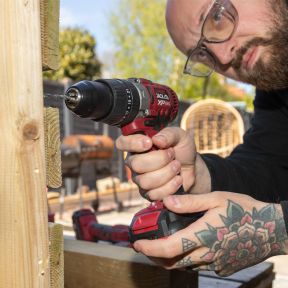 Lumberjack Cordless 20V XPSERIES Twin Kit Hammer Drill & Impact Driver Drill 4A Batteries