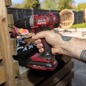 Lumberjack 20V Hammer Drill 1x 4Ah Battery, Fast Charger & Carry Bag